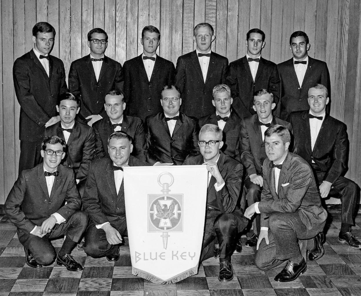 Blue Key Honor Society initiates circa 1966, Fresno, State College