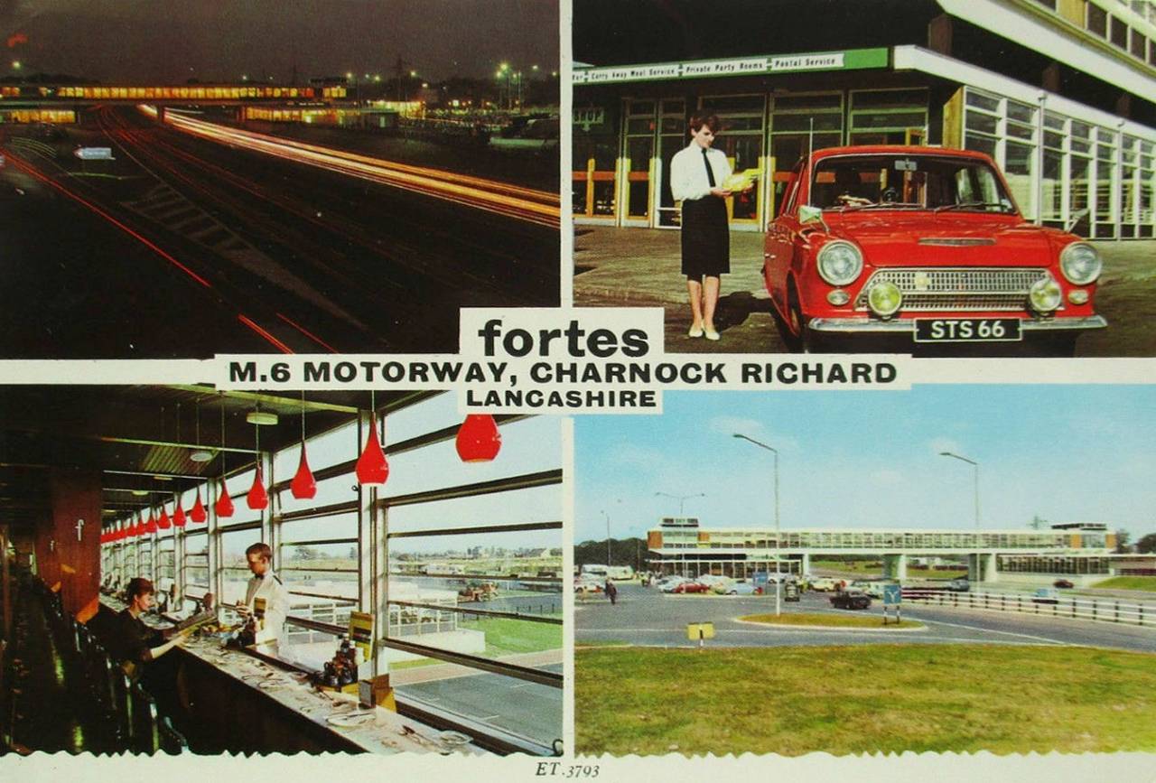 Fortes M.6 Motorway, Charnock Richard, Lancashire