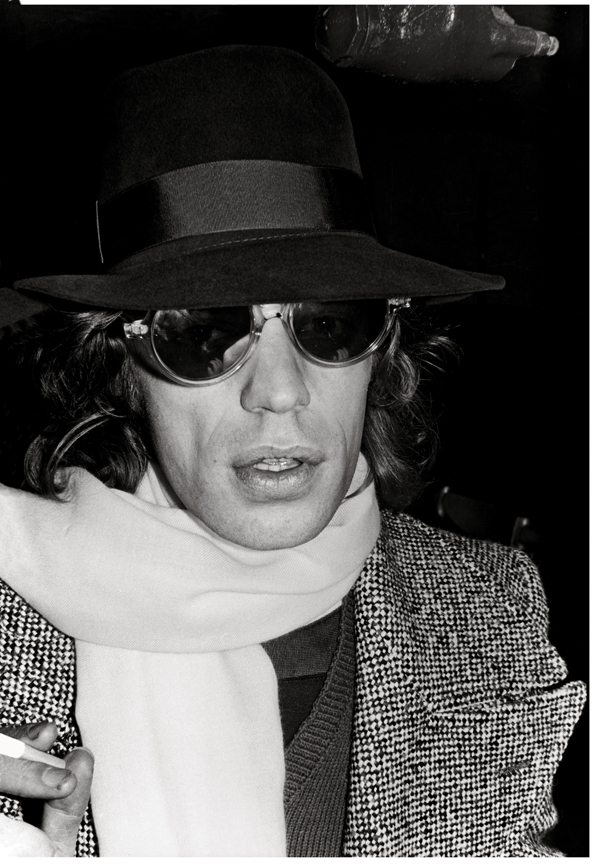 Mick Jagger, 1972. Anton Perich, courtesy Steven Kasher Gallery, NYC.