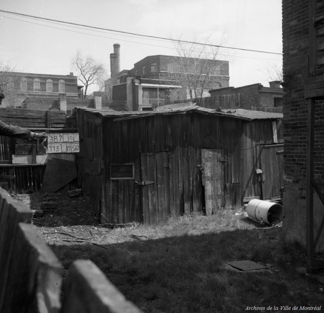 Expropriation (adresse : 793) rue Richmond et rue Saint-Martin. 17 mai 1967.