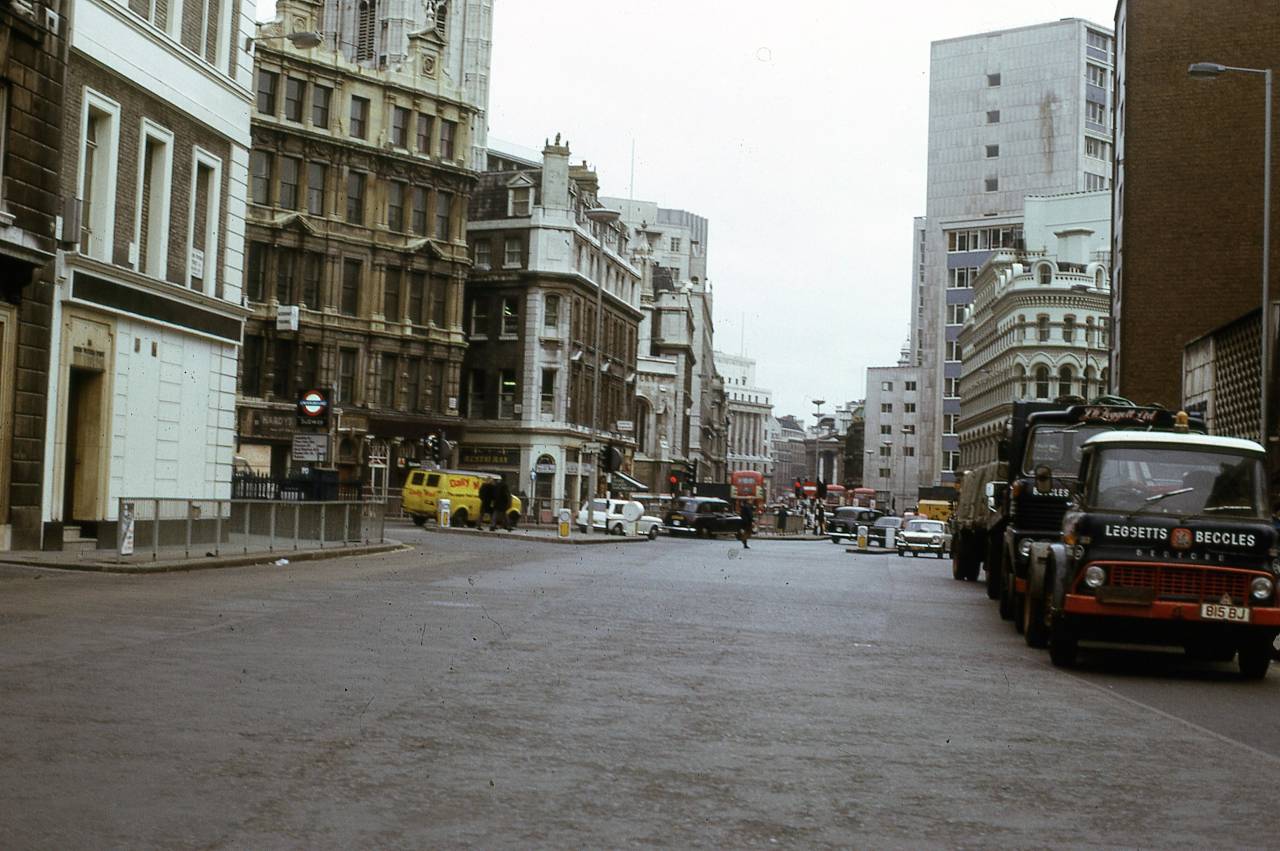 Queen Victoria Street, London 1972