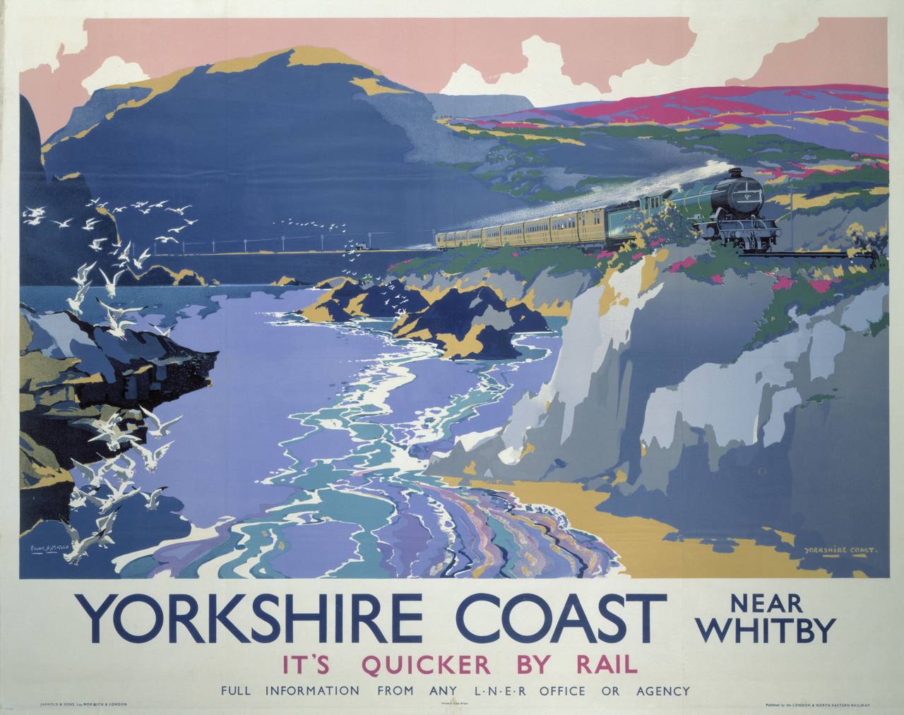 Yorkshire Coast, LNER poster, 1937.