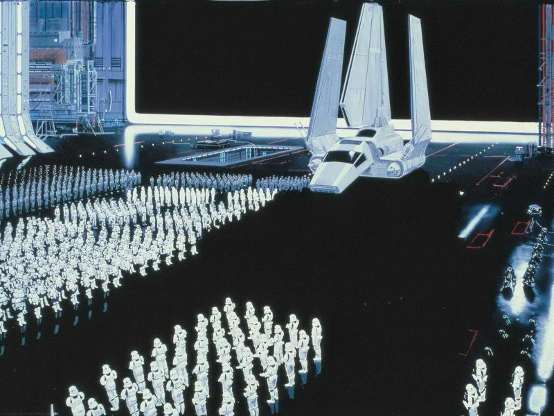 The Hand-Painted Scenes of The Original Star Wars Trilogy That Made Us