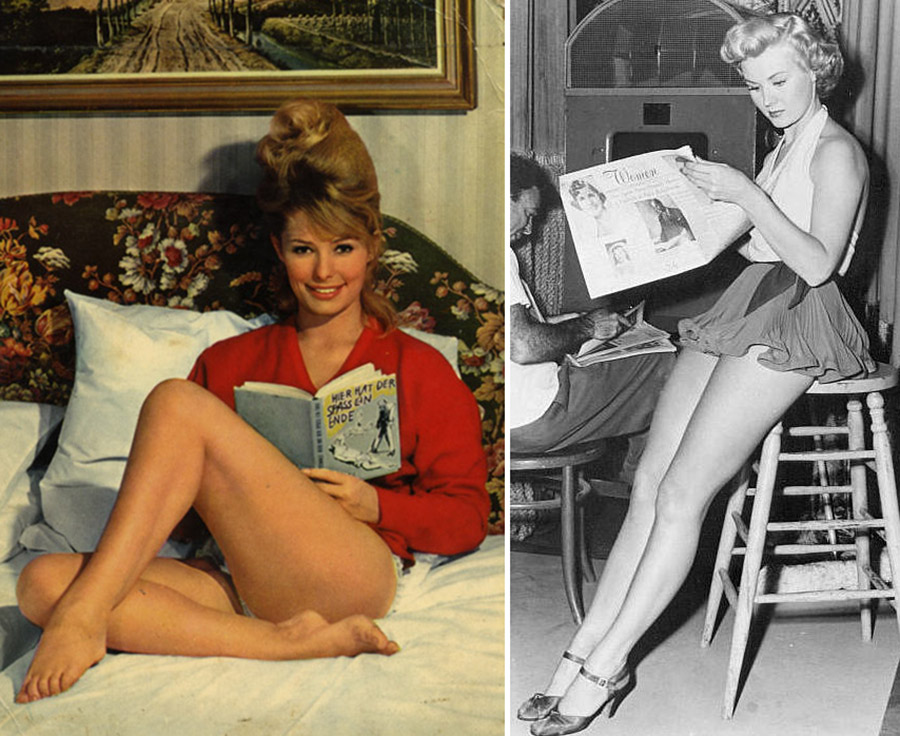 vintage females reading (31)