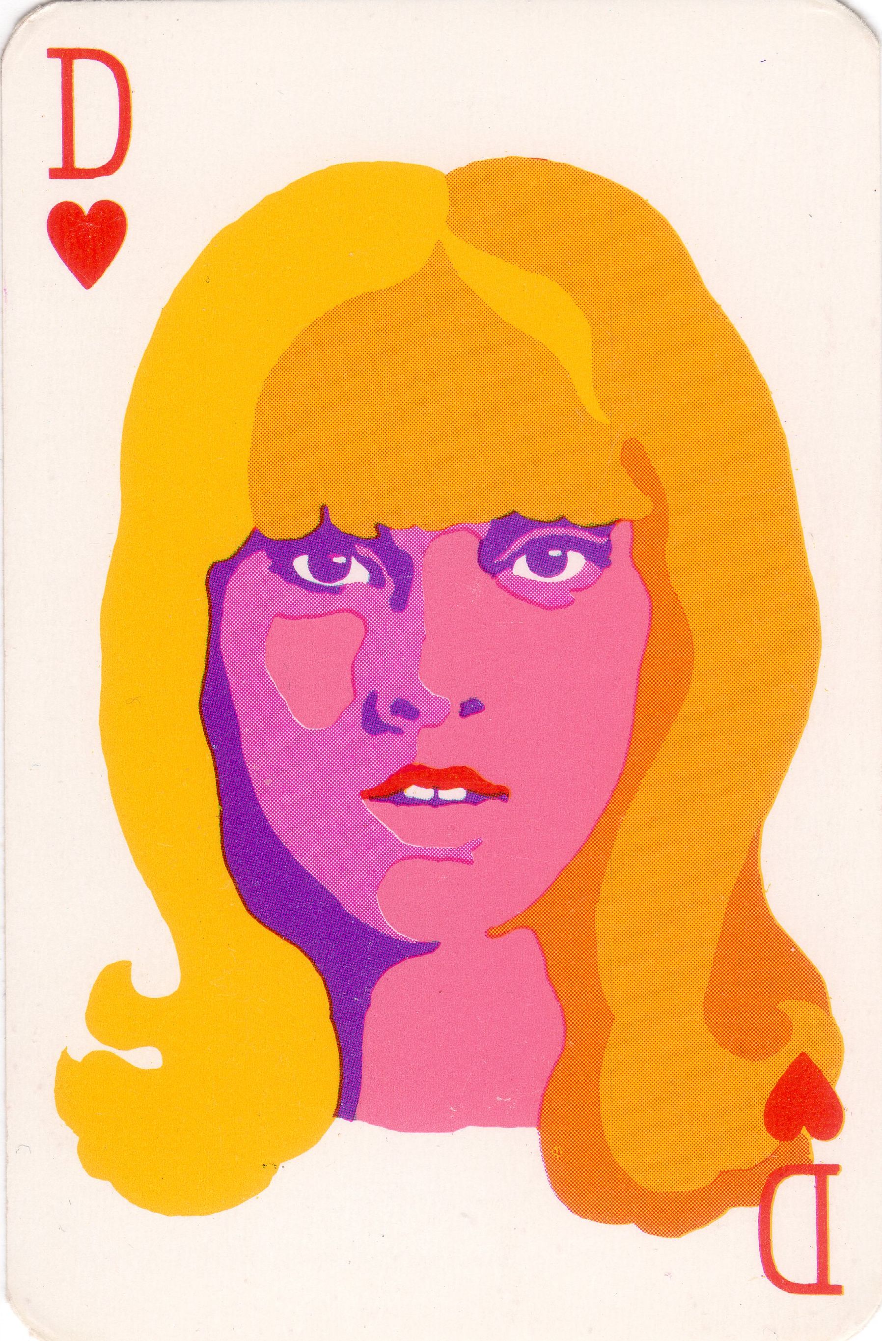 1960s playing cards groovy