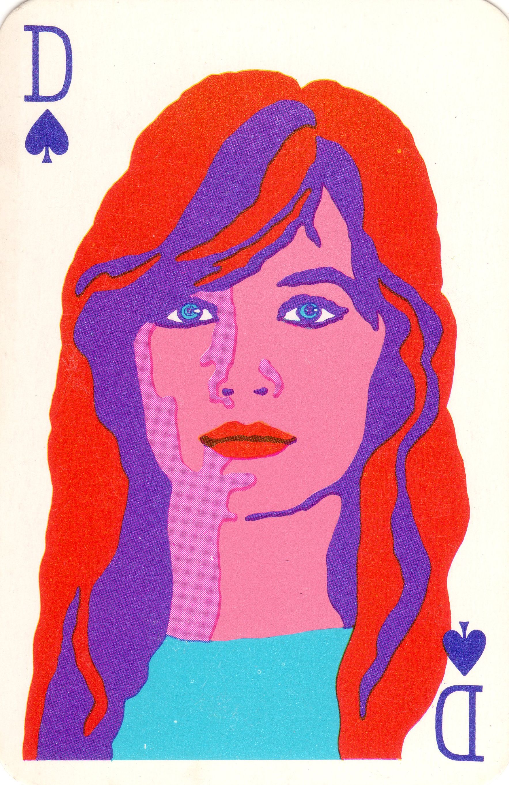 1960s playing cards groovy