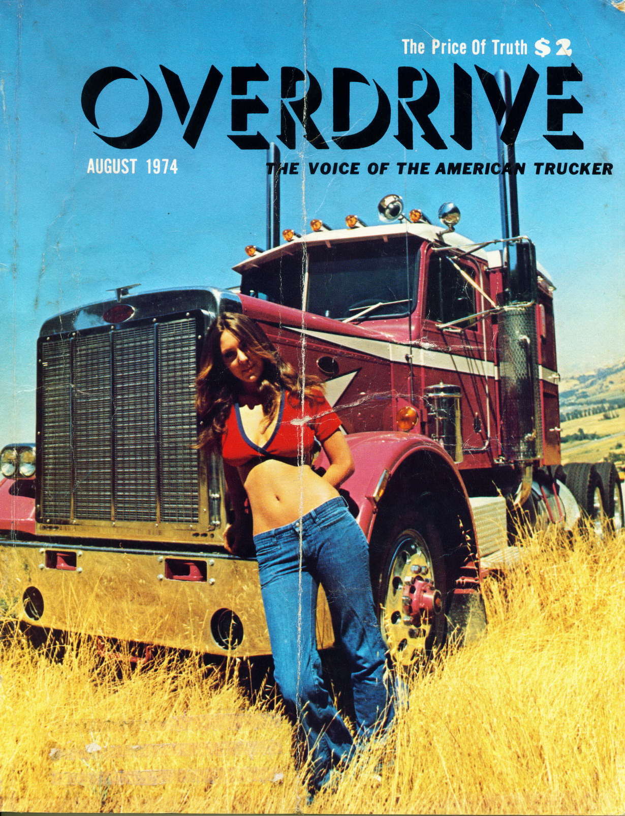 Trucker Magazine Calendar Girls of the 1970s Flashbak