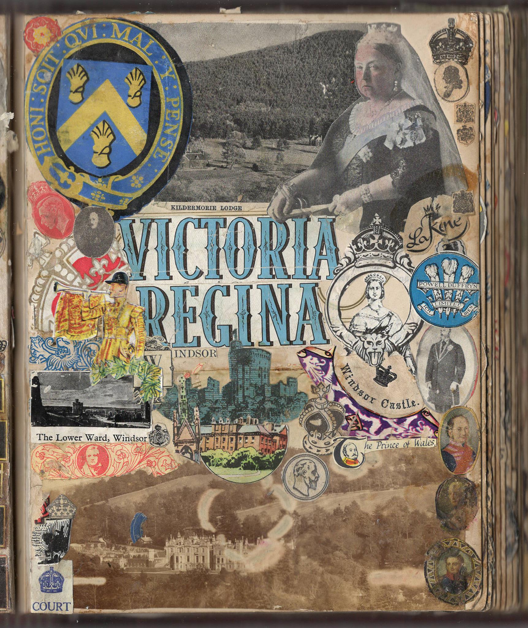 London scrapbook 1949 Victorian vintage