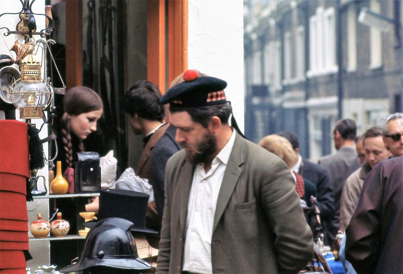 Portobello Market, London 1966 c
