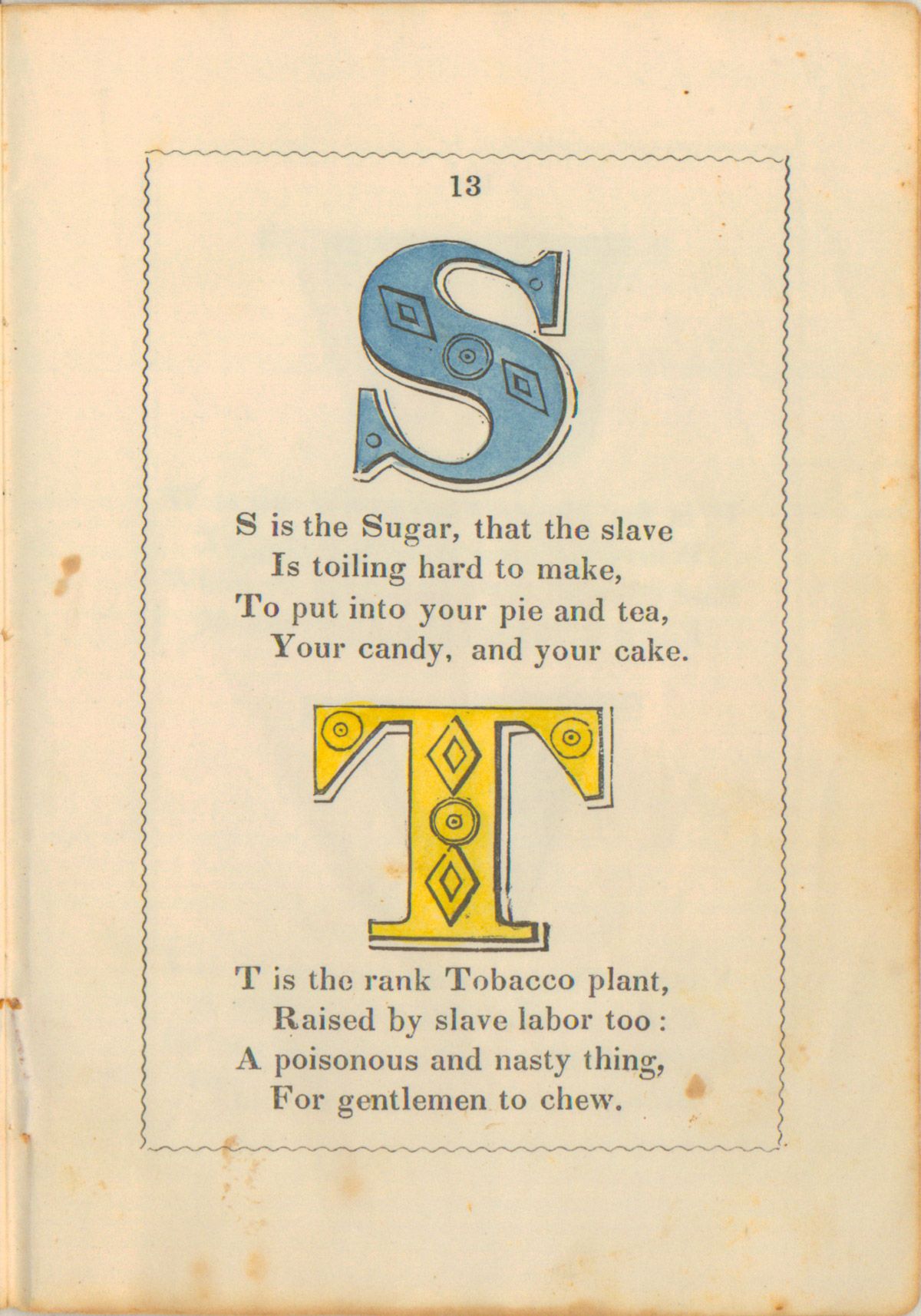 The Anti-Slavery Alphabet Mississippi
