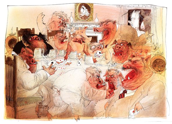 Ralph Steadman's Illustrations for George Orwell's Animal ...