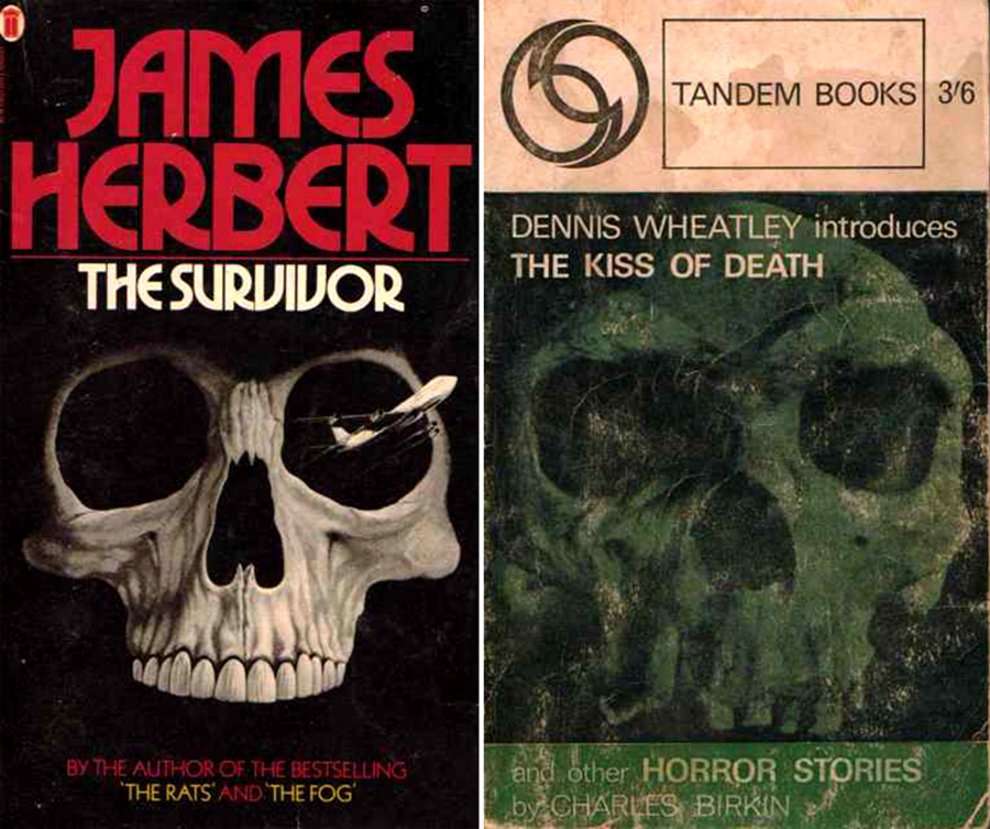 book cover skull