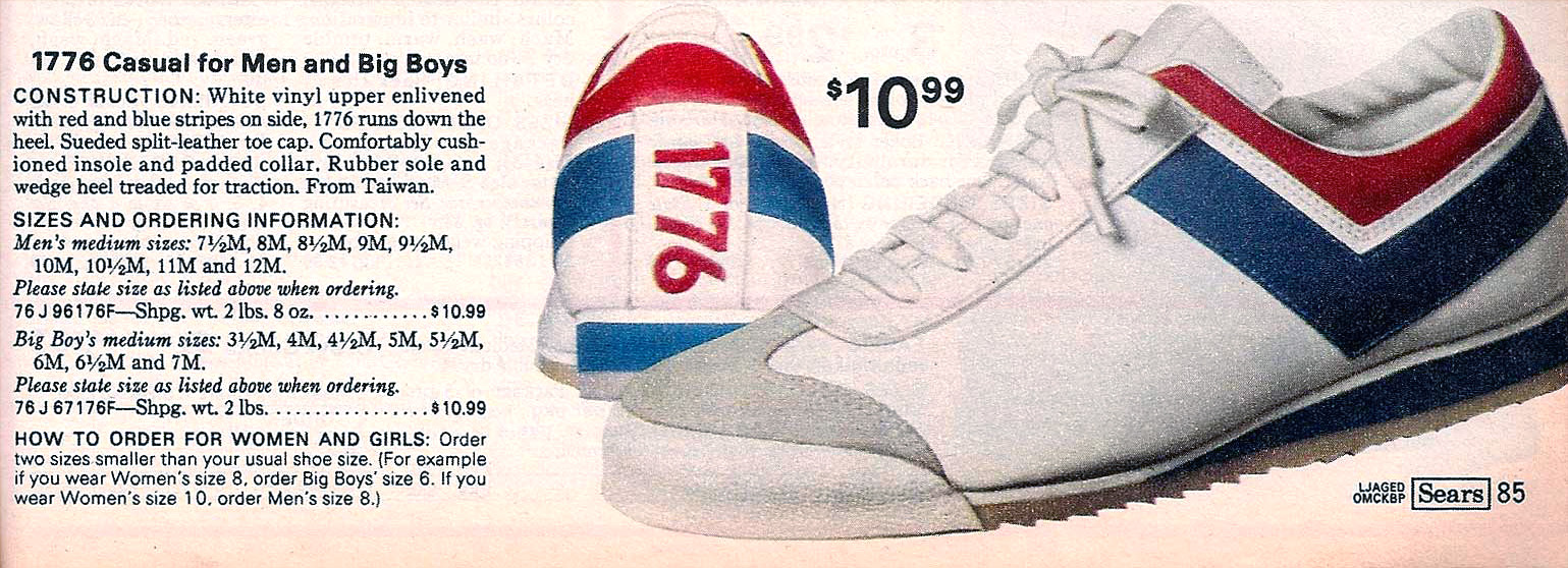 sears 1976 shoes