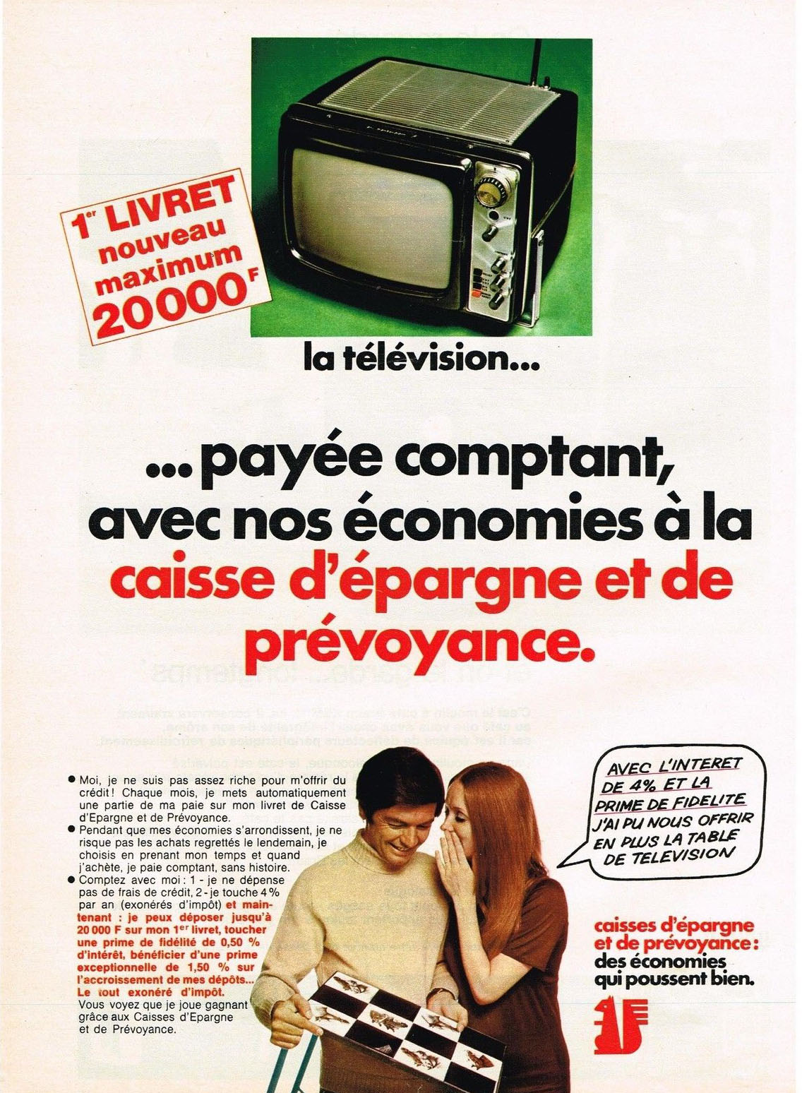 1969 Banque caisse d'Epargne