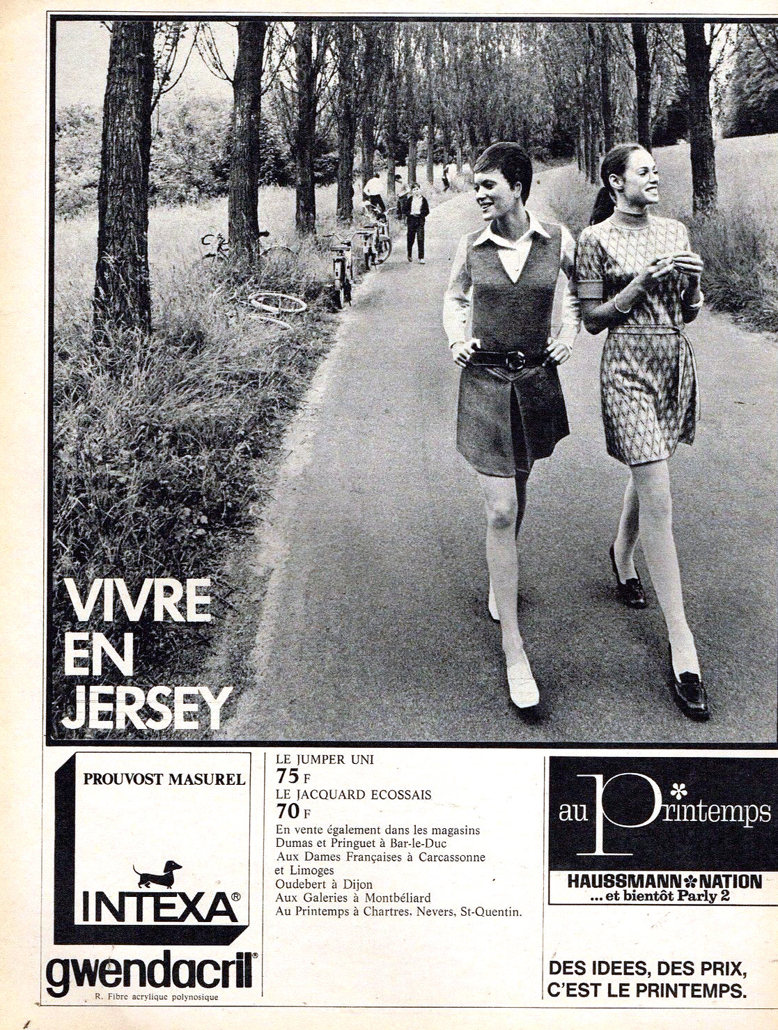 1969 Pret à porter les robes Prouvost masurel