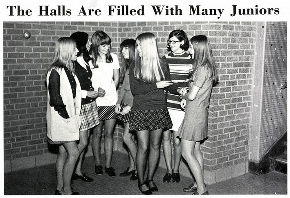 1970 yearbook girls