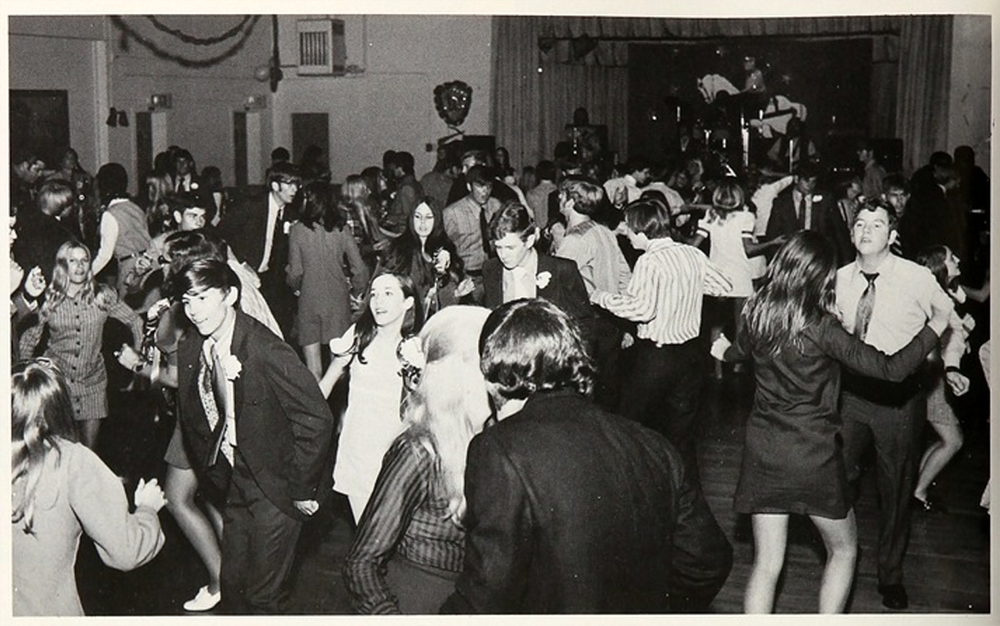 1970s high school dance