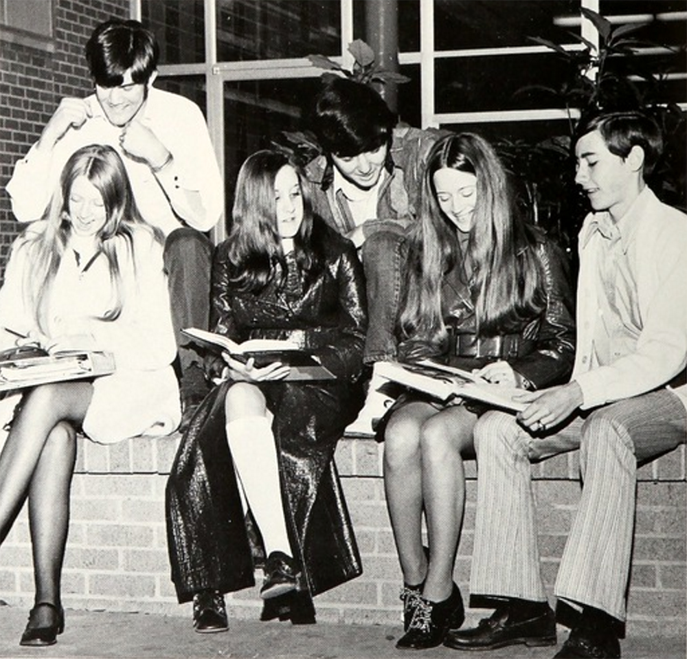 1970s kids yearbook