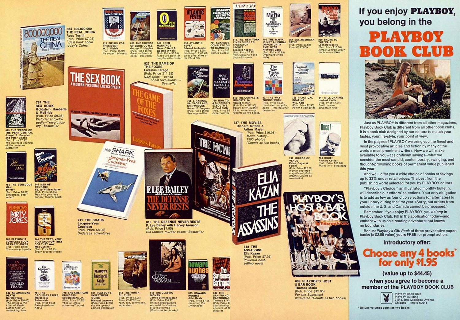 1972 Playboy book club