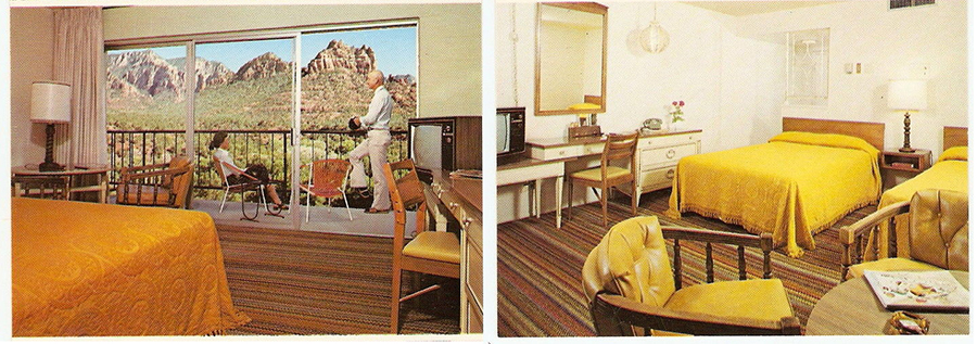 BEST WESTERN RONDEE MOTEL Sedona AZ Vintage 1970's Photo Adv Postcard