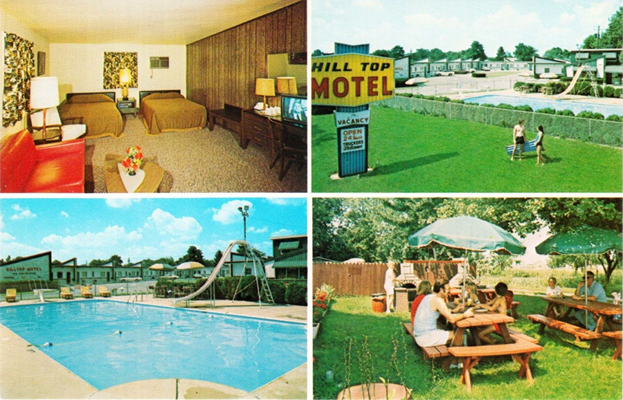 Belmar NJ Hill Top Motel 1970s