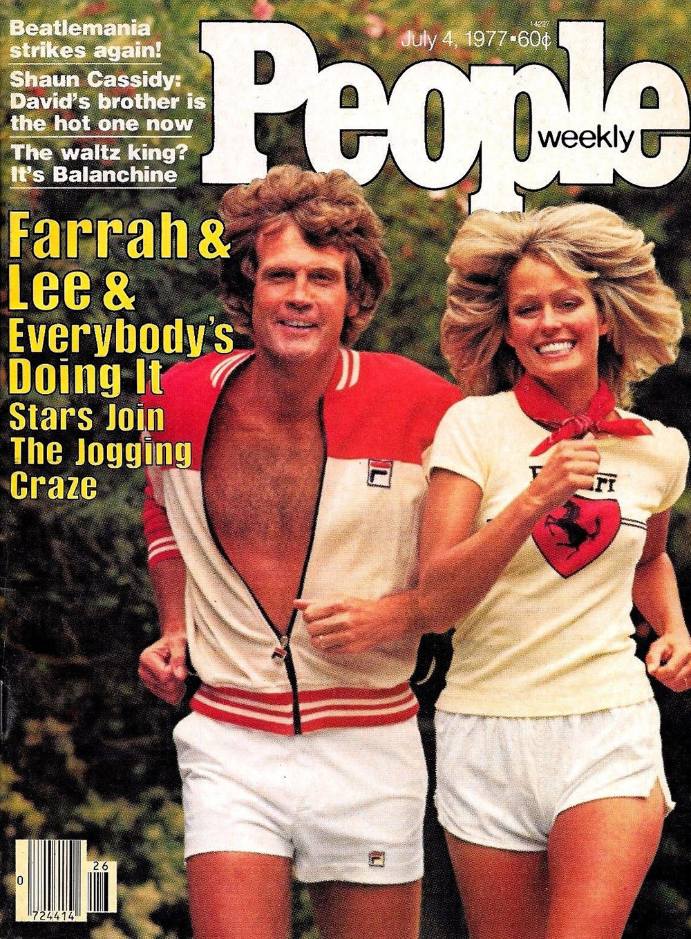 Farrah Fawcett cover lee majors