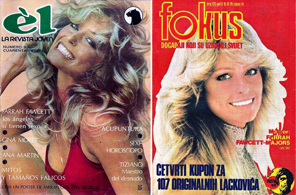 Farrah Fawcett foreign magazine