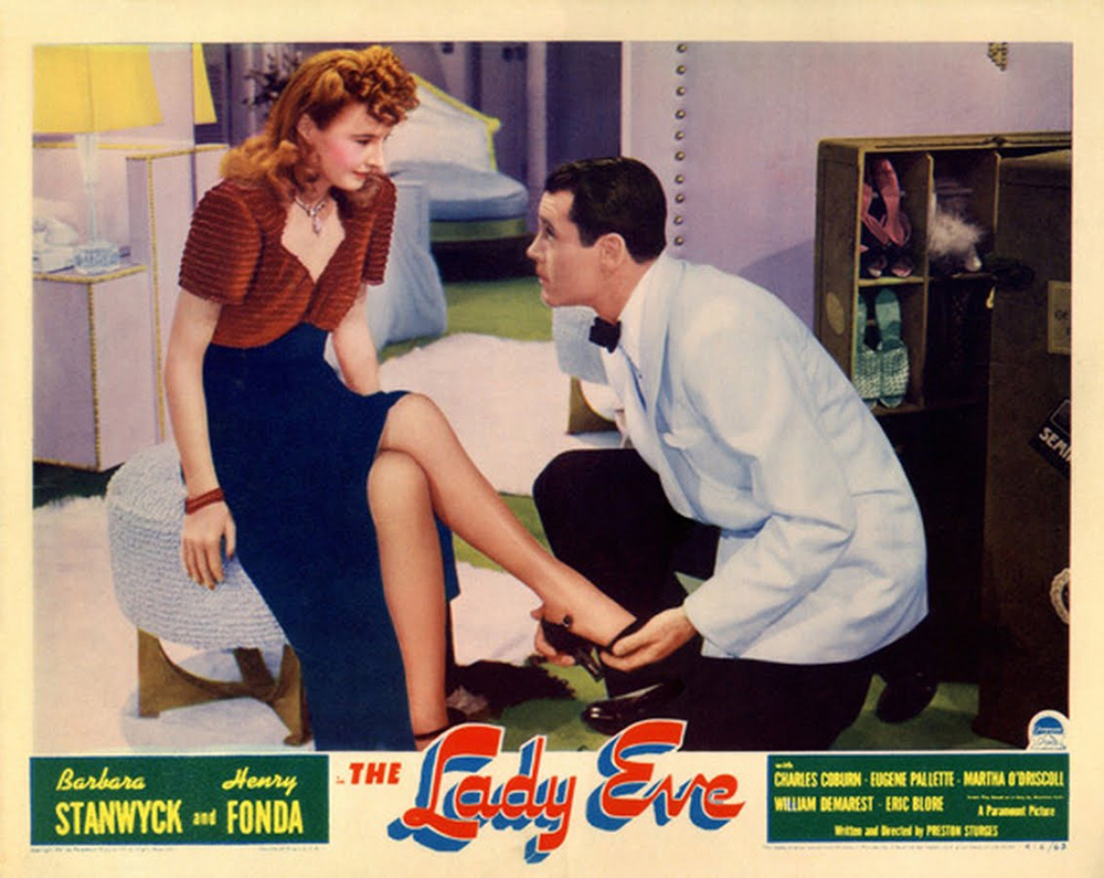 Lady eve poster-shoe fitting 1941