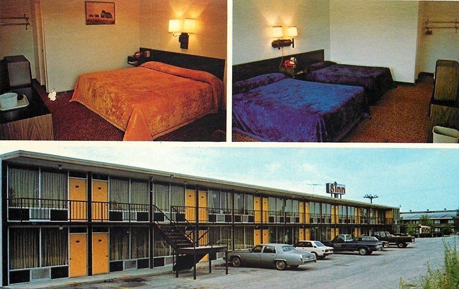 Manchester TN~8 Inn Motel~Guest Rooms~Interior~1970s