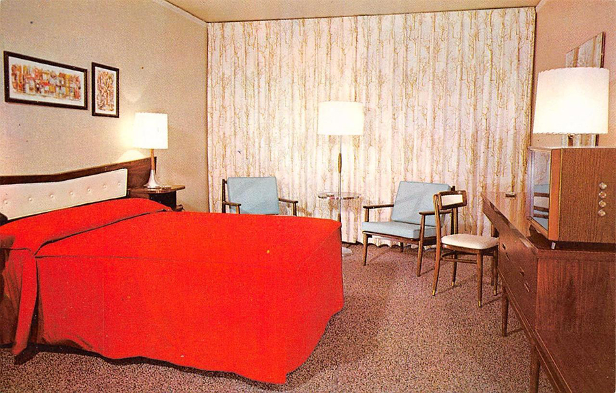 NY, New York City HOTEL EXECUTIVE Room Interior Madison Ave c1950's