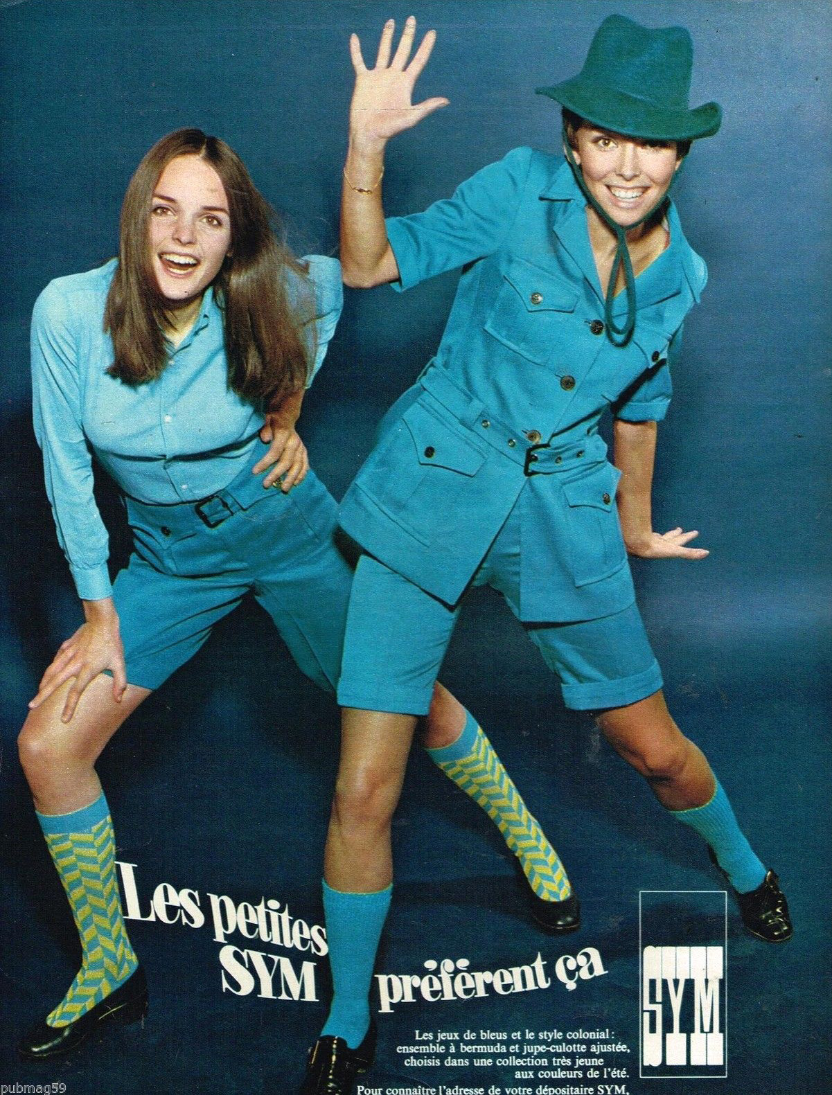 Publicité Advertising 1968 Pret à porter les vetements Sym