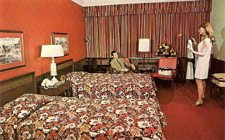 Room Interior Hotel Coomodore Park Ave @ 42nd St. New York NY