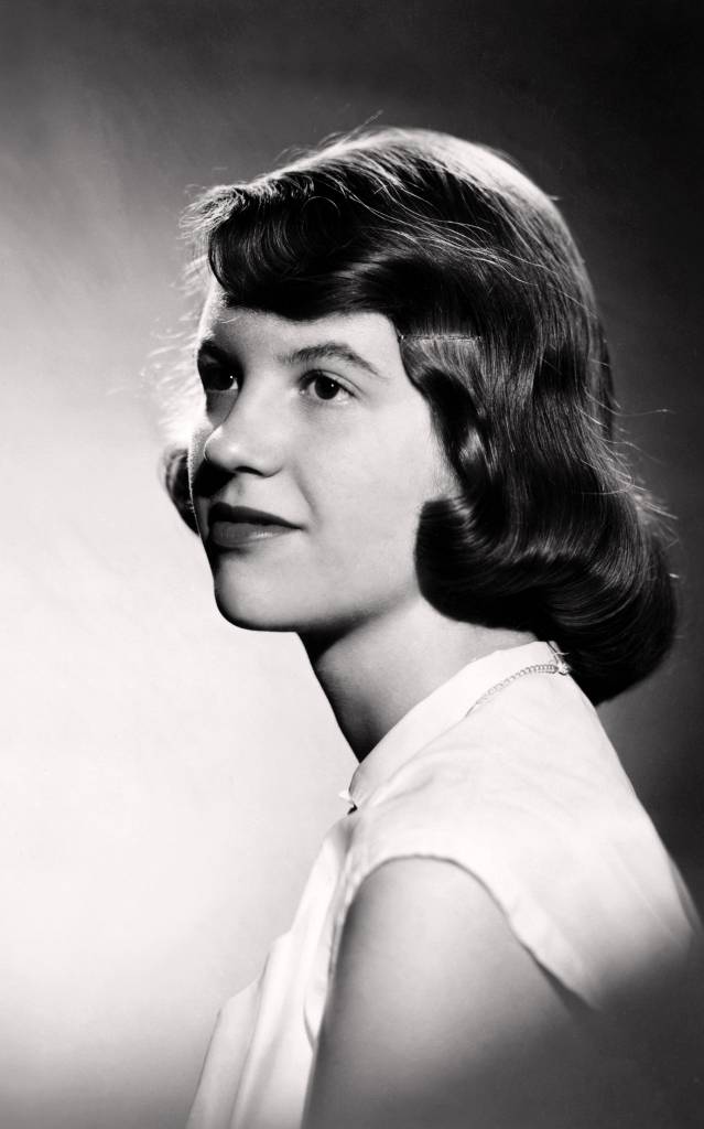 Studio photograph of Sylvia Plath, 1954 Photograph: Warren Kay Vantine/College Archives, Smith College, Northampton, Massachusetts