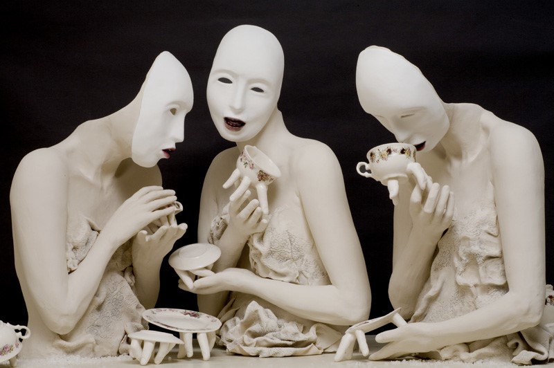 Artist Ronit Baranga’s Anatomical Tableware Creeps Across Teatime