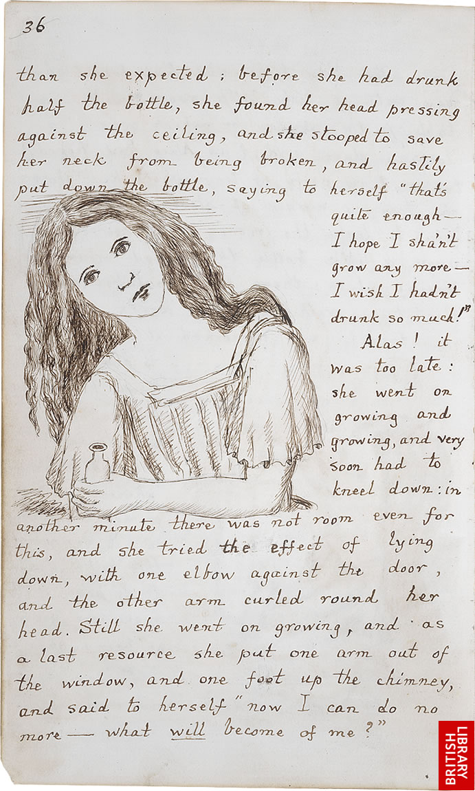 Lewis Carroll's Original Illustrations For Alice’s Adventures In ...