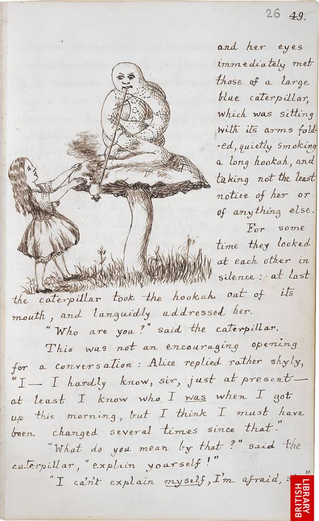 Lewis Carroll's Original Illustrations For Alice’s Adventures In ...