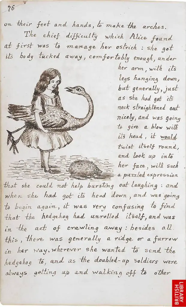 Lewis Carroll's Original Illustrations For Alice’s Adventures In ...