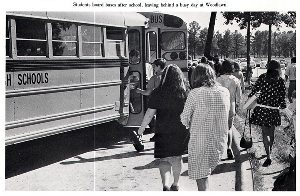 school bus vintage 1970s