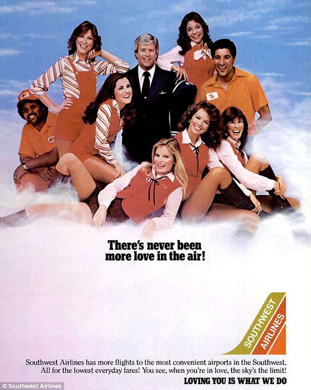 southwest airline vintage ad