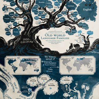 Artist Visualises The Magnificent Tree of Languages