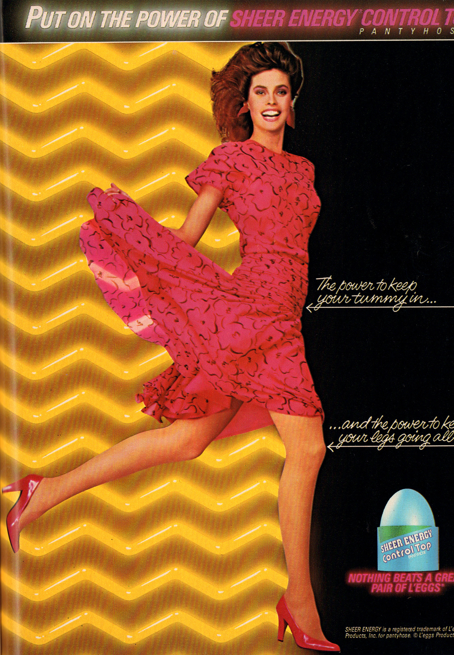 1985 hosiery advertisement