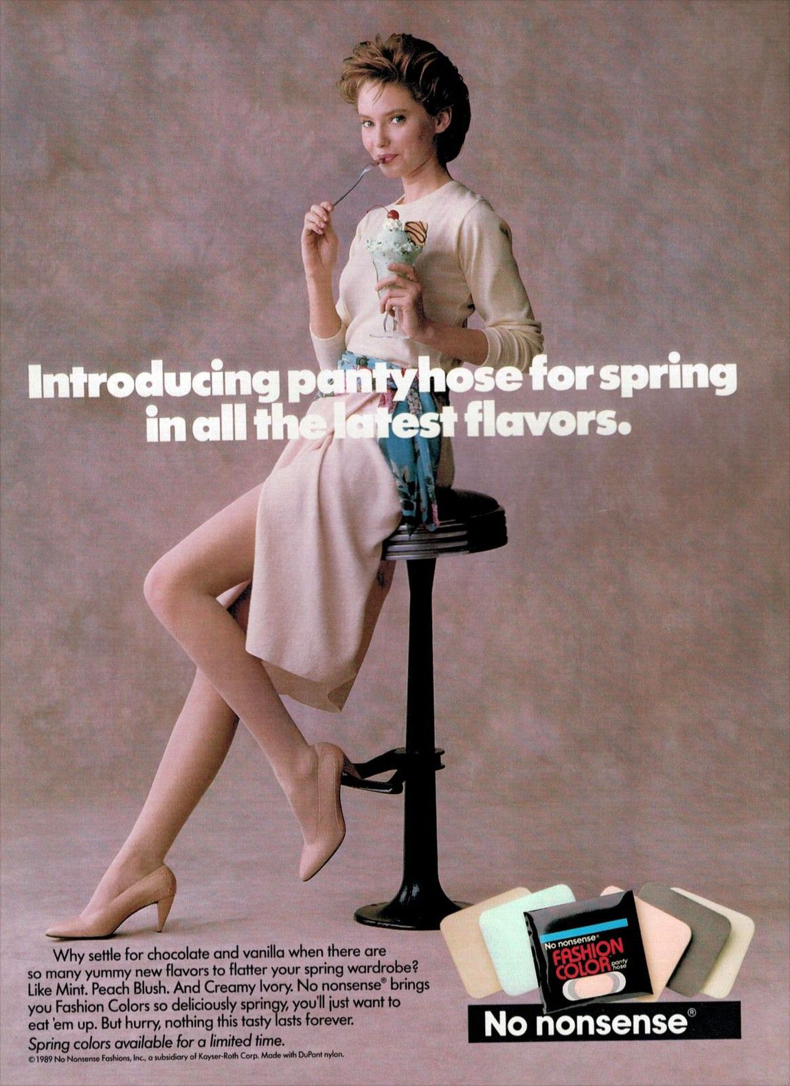 Hosiery to the Max! Totally 80s Legwear Advertising - Flashbak