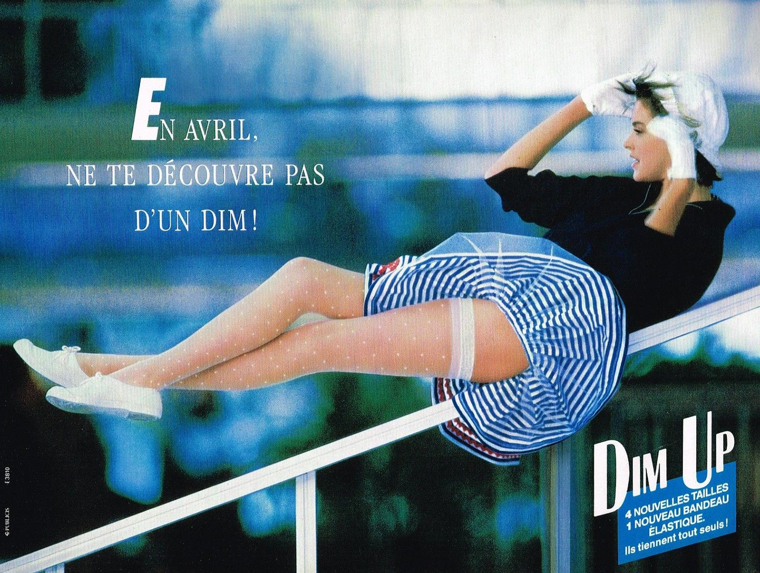 Publicité Advertising 1988  Lingerie DIM collants bas DIM UP sous vetement 