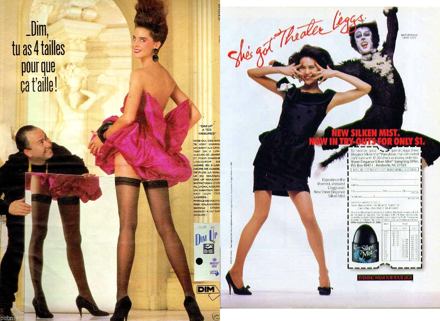 You'll get a kick out of L'eggs Pantyhose: Rockettes ad 1983