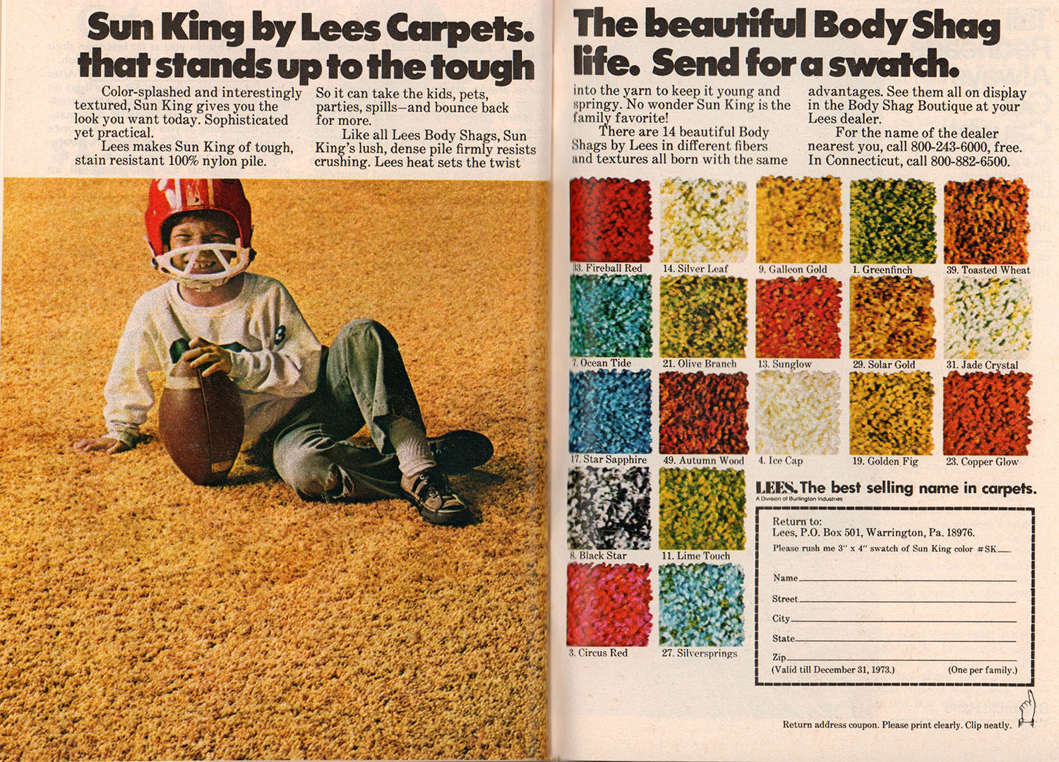 carpet advert vintage