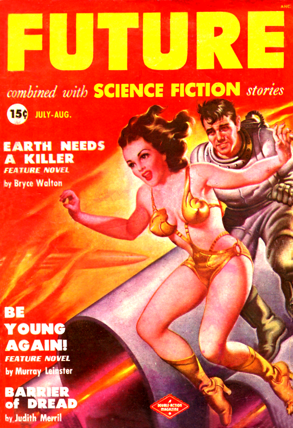 future pulp cover vintage