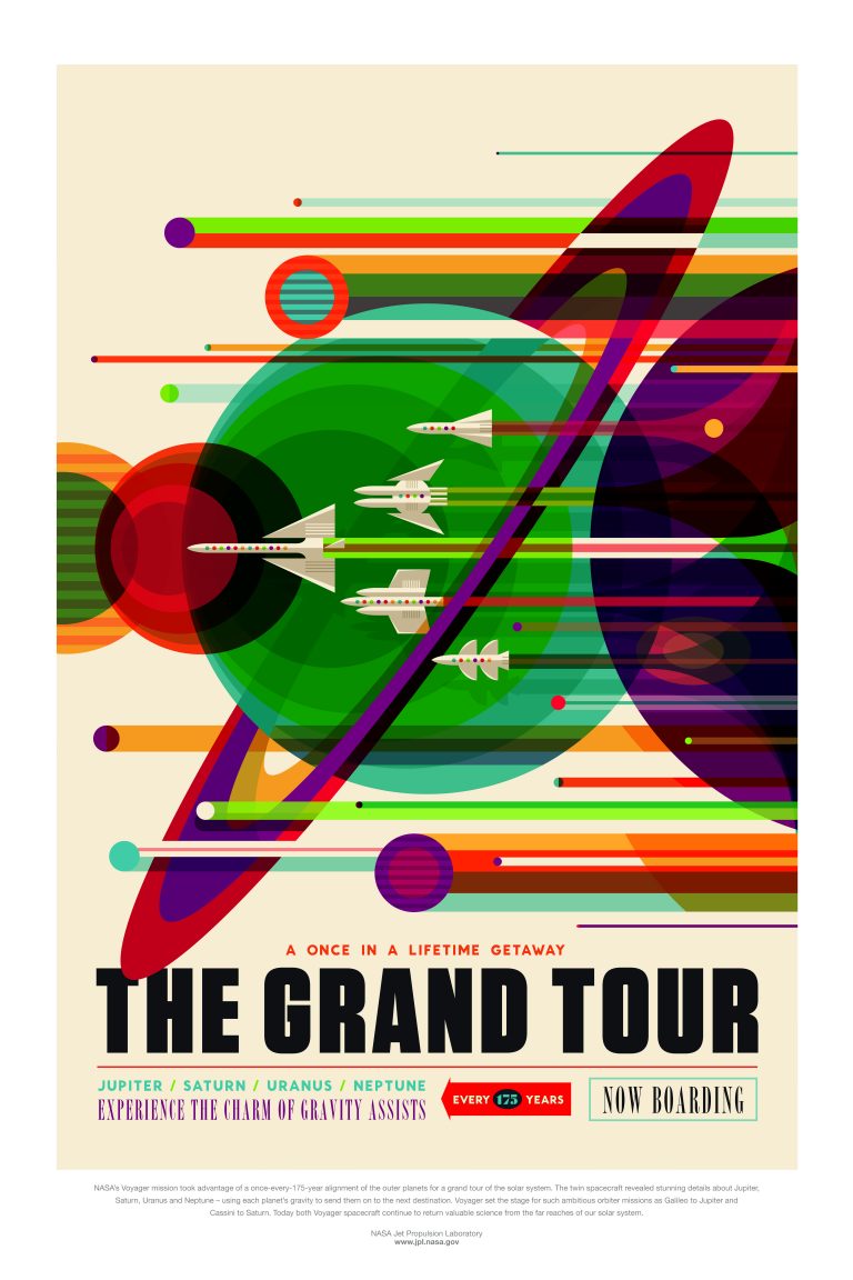 NASA's Future of Space Travel Posters In A Gorgeous Retro Style - Flashbak