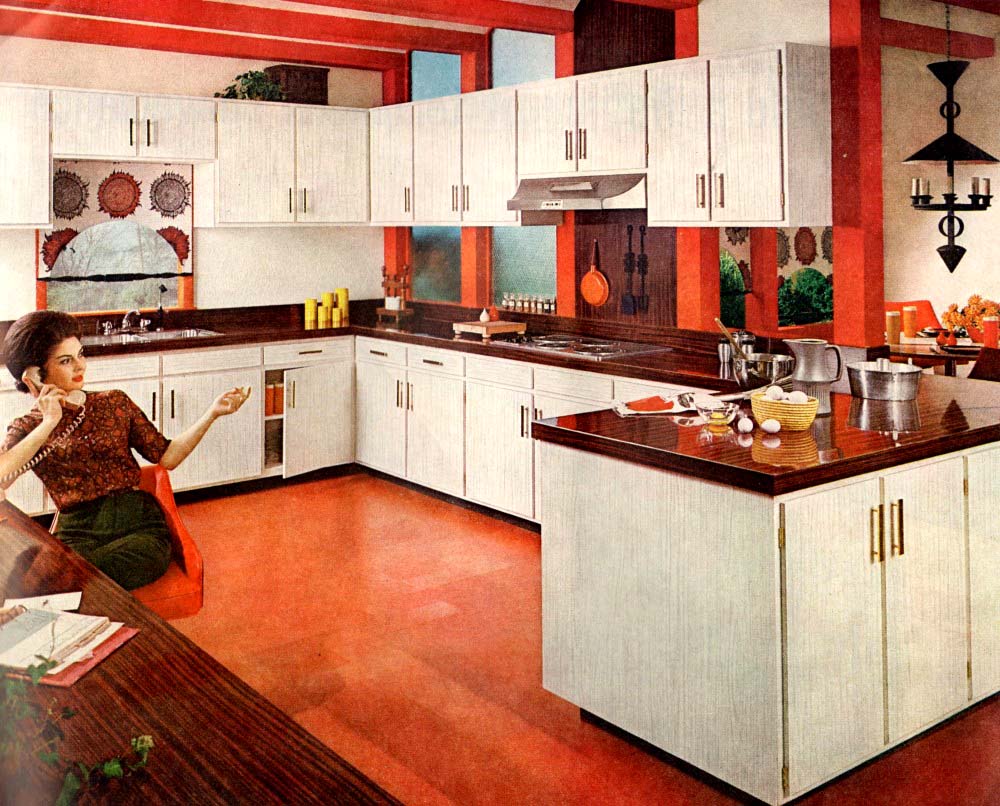 30 Vintage Kitchens from Atomic Age to Disco Era - Flashbak