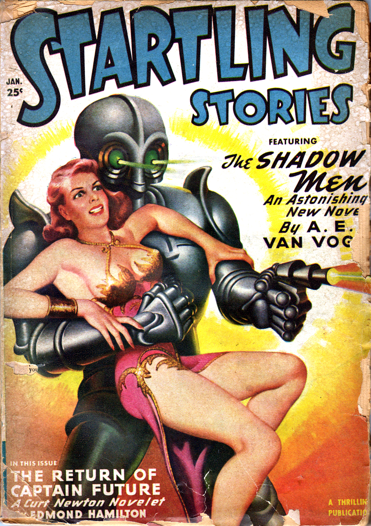 startling stories cover alien