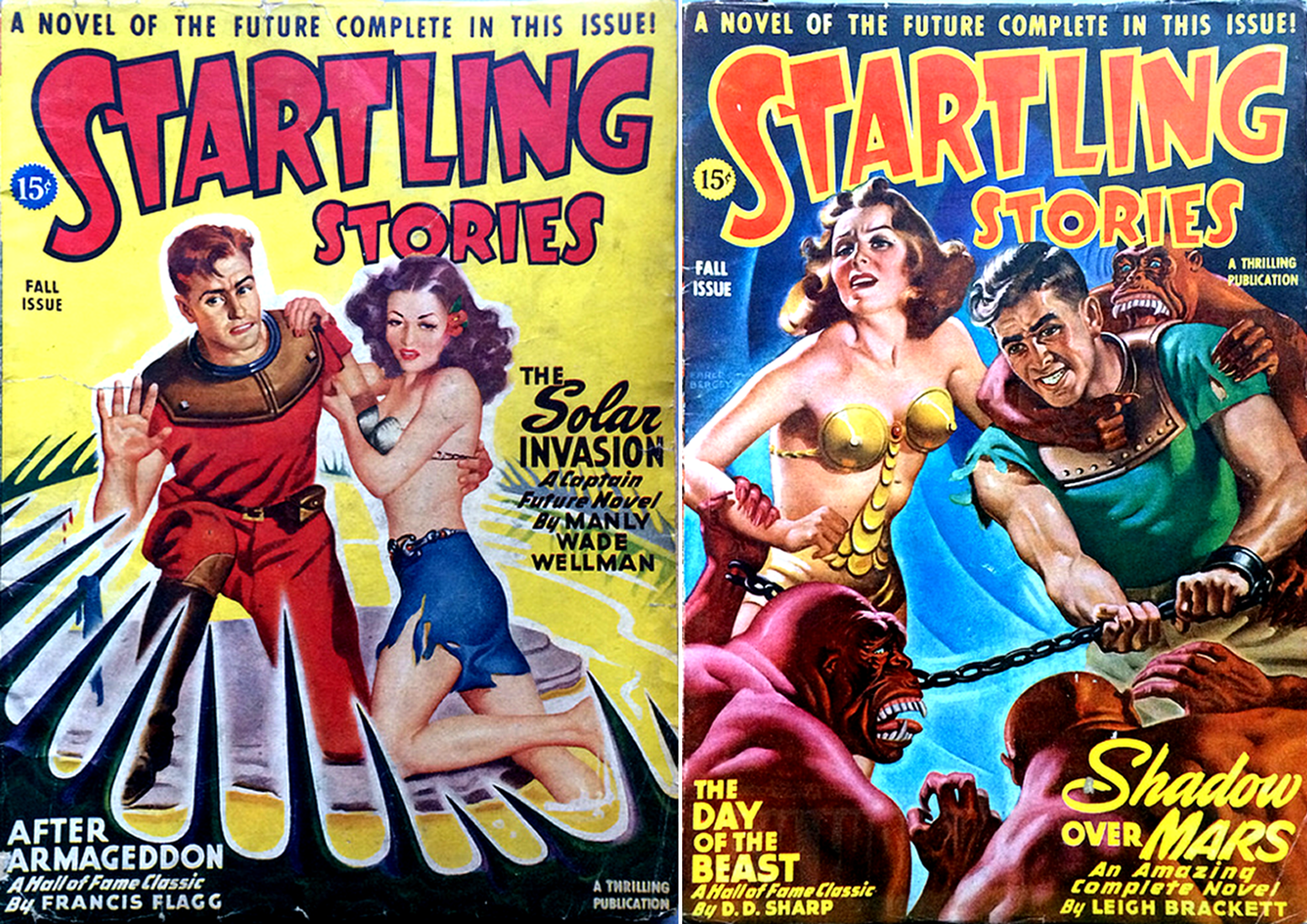 startling stories pulp fiction covers